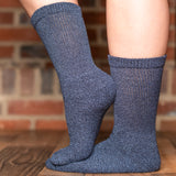 Twisted Yarn Diabetic Cozy Socks