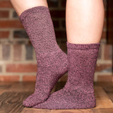 Twisted Yarn Diabetic Cozy Socks