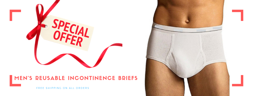 Men’s Reusable Incontinence Briefs- Ideal Solution for Bladder Issues!