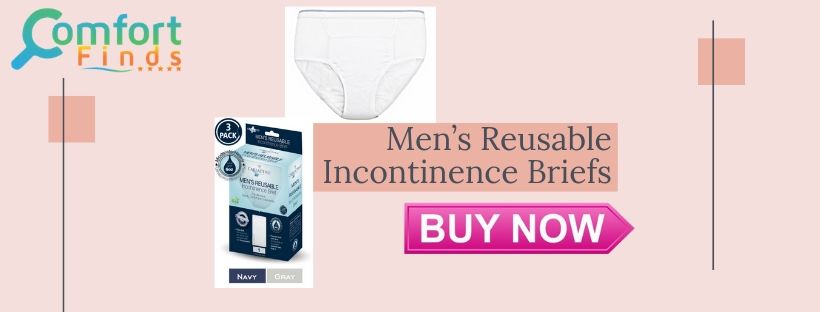 Men’s Reusable Incontinence Briefs - Gain Your Confidence Back