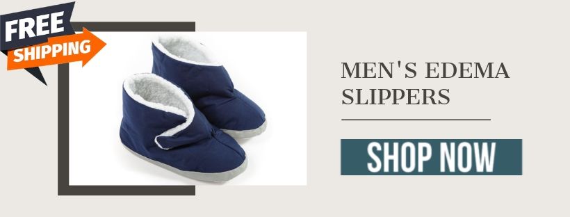Men’s Edema Slippers- Ideal For Sensitive Skin