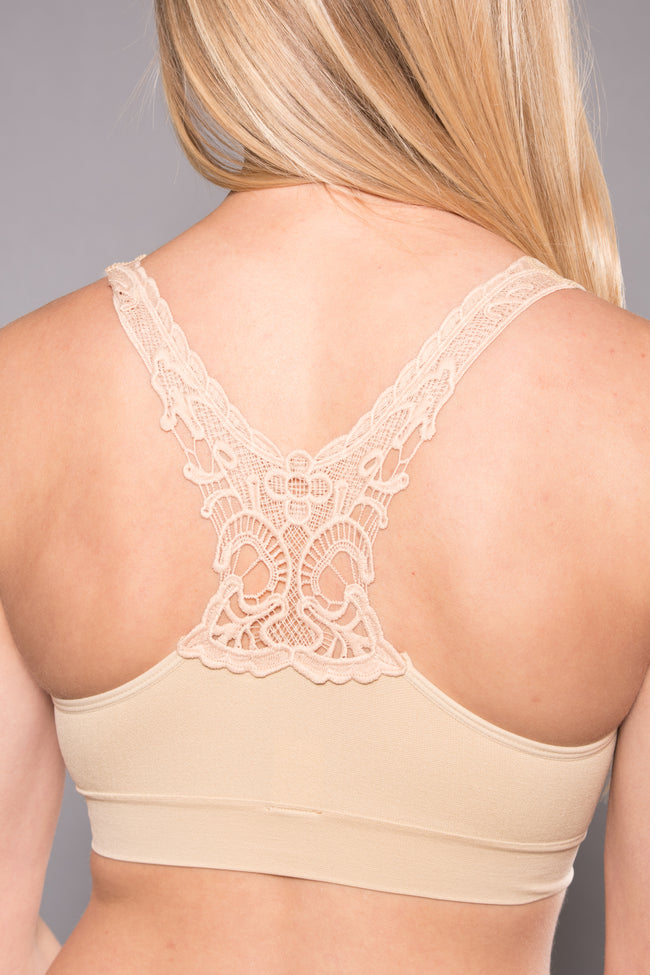 Seamless Pullover Butterfly Back Bra - ComfortFinds
