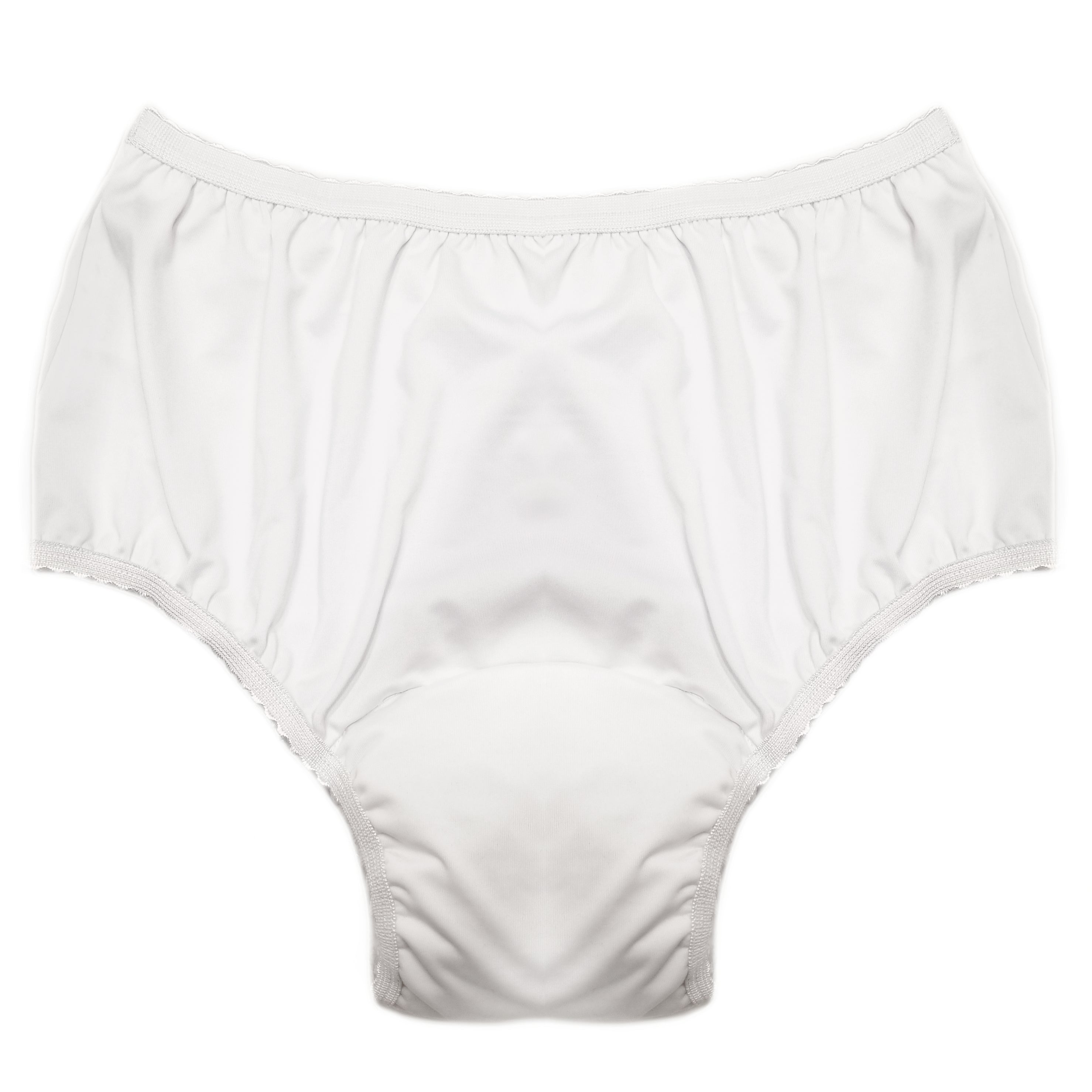 Comfort Finds Seamless Incontinence Panty - Reusable Womens Incontinent  Underwear (3 Pack White (3oz), Medium)