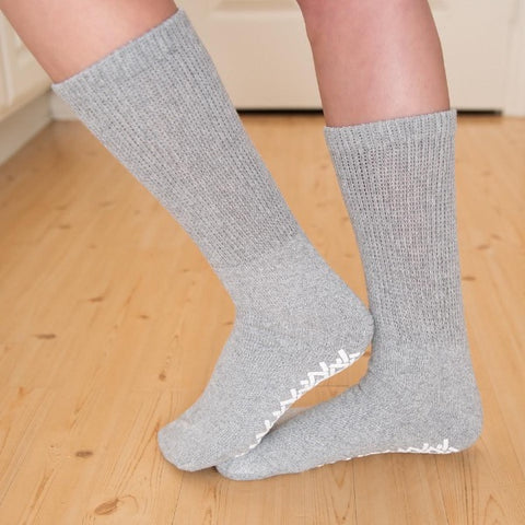 Non Skid Diabetic Crew Socks - ComfortFinds