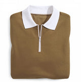 Ladies Quarter Zip Pullover Fleece Sweatshirt - ComfortFinds