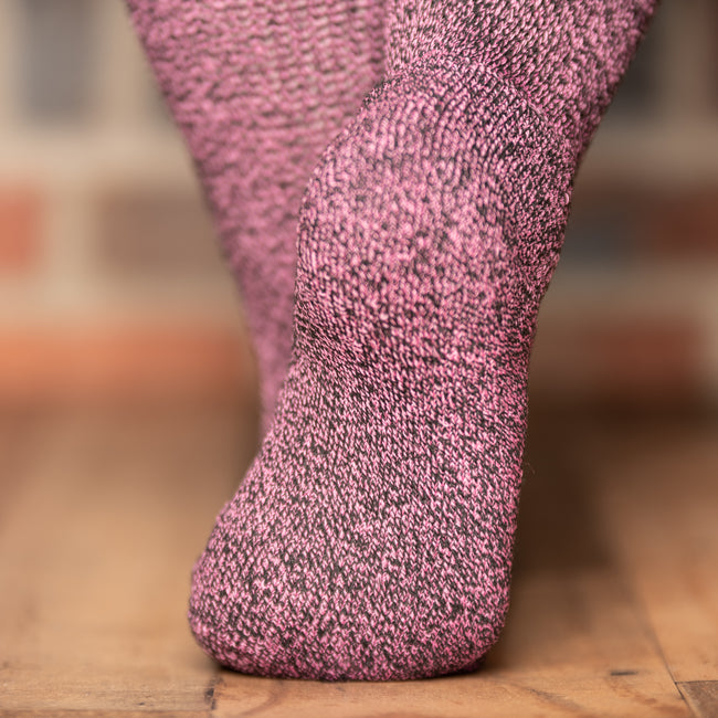 Twisted Yarn Diabetic Cozy Socks
