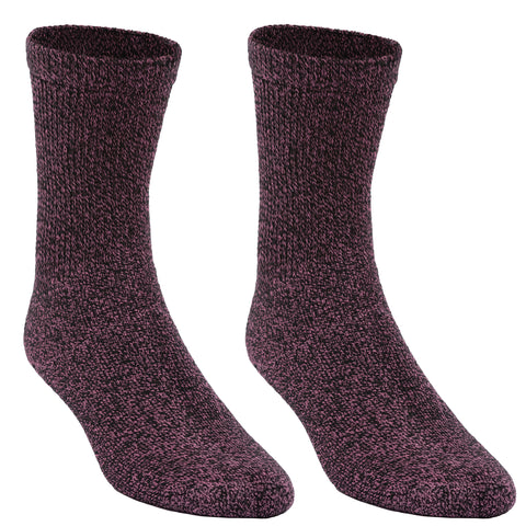 Twisted Yarn Diabetic Cozy Socks