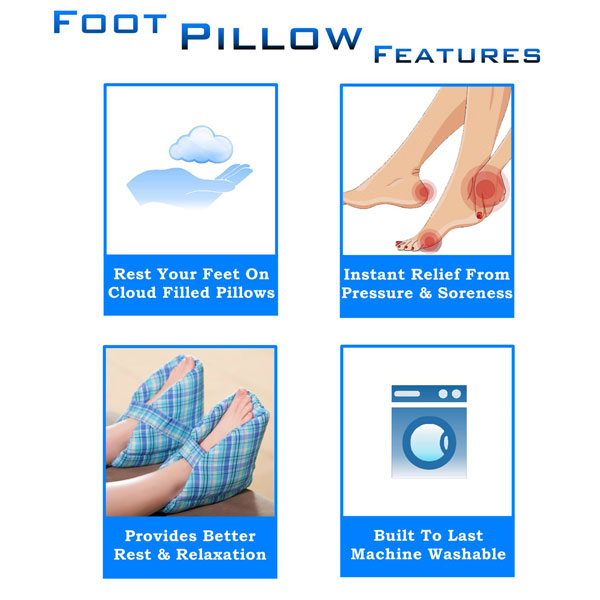 Amazon.com: Convoluted Foam Padded Heel Protectors [1 Pair 2 Total]  Adjustable Eggcrate Foot Pillow Cushion Protector to Relieve Feet Pressure  from Open Bed Sores, Ulcers and Injuries - Purple(1 Pair) : Health &  Household