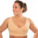 Crossover Sleep & Leisure Bra (Nude) - ComfortFinds