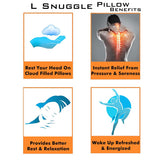L Shaped Snuggle Sleep Pillow