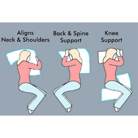 L Shaped Snuggle Sleep Pillow
